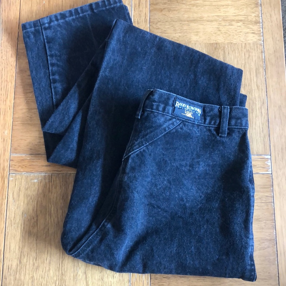 Vintage Rockies black high waisted cowgirl pants